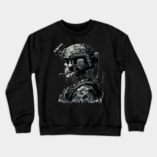 Skeleton Skull Soldier Crewneck Sweatshirt